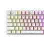 ARMAGGEDDON MKA-2C Neo PsychRaven | Linear Mechanical Key | 12 Backlight Effects | Hotswap-able Switch | 87 Keys | Wired RGB Gaming Keyboard (White)
