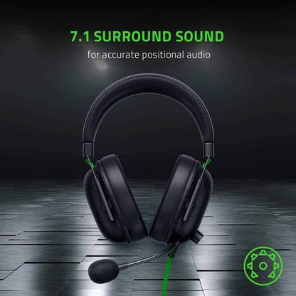 RAZER BlackShark V2 X | Razer Triforce 50mm Drivers | Fixed Razer Hyperclear Cardioid Mic | 7.1 Surround Sound | Advanced Passive Noise Cancellation | Wired Gaming Headphones & Headsets (Quartz Pink)