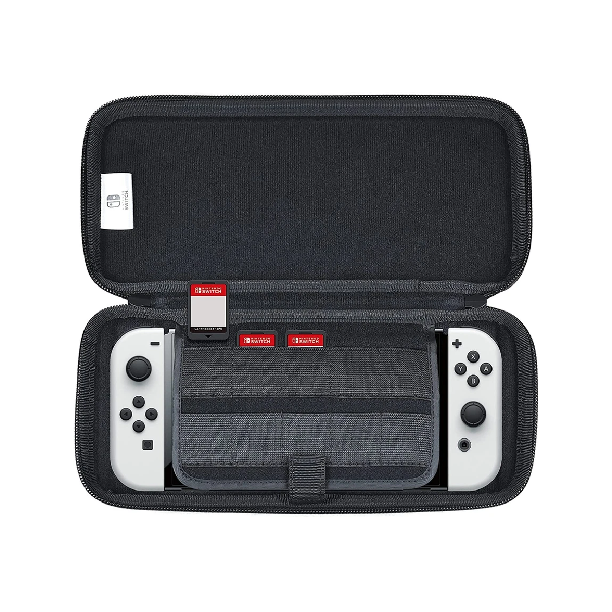 HORI Nintendo Switch Slim Tough Pouch Plus | Compact | Lightweight | Official Licensed Pouch For Nintendo Switch (Red)