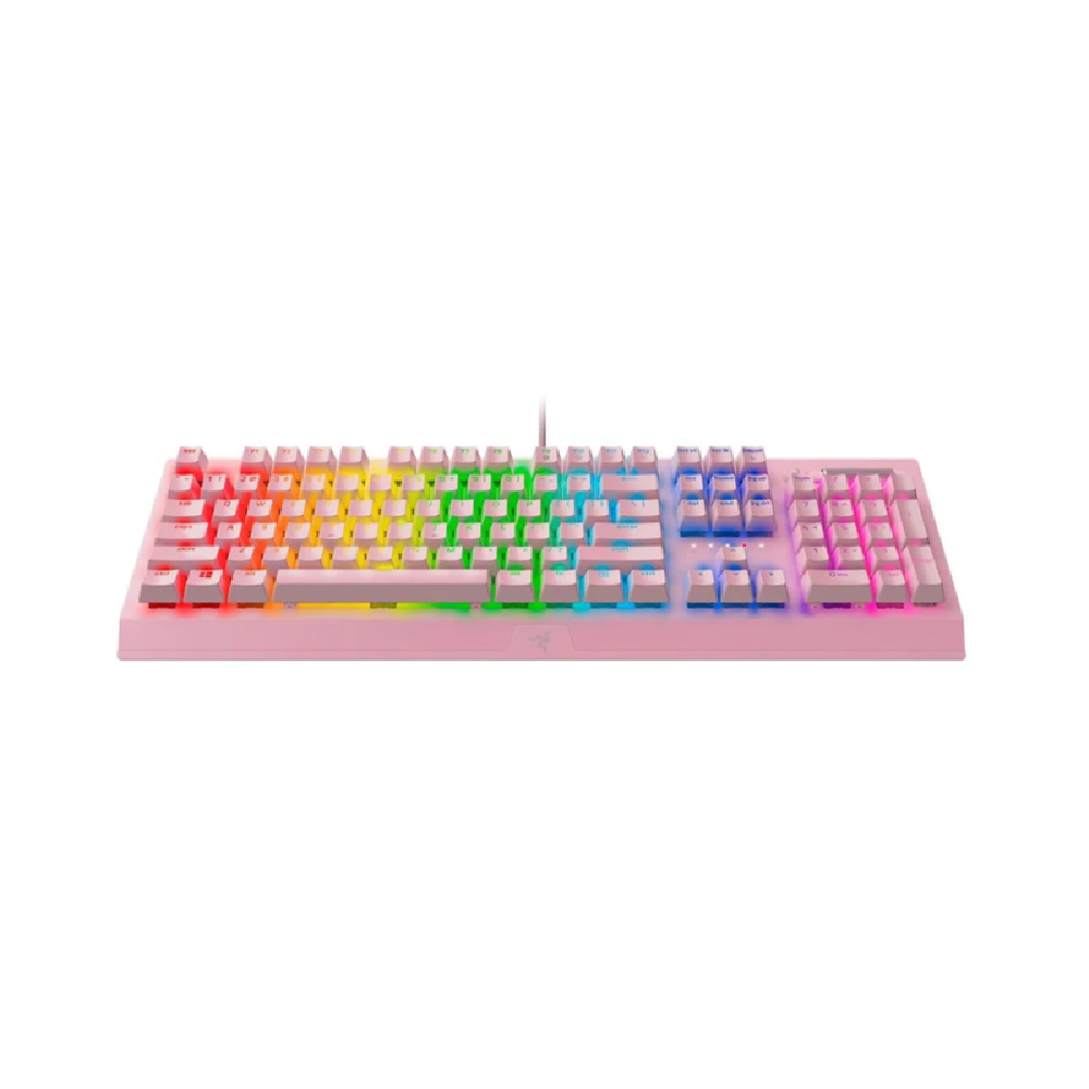 RAZER BlackWidow V3 | Razer Green Mechanical Switches | Transparent Switch Housing | Full Keys | Programmable Keys | Aluminum Construction | Wired RGB Gaming Keyboard [Quartz Edition]