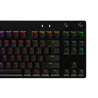 LOGITECH G Pro X | GX Advanced Mechanical Switches | 87 Keys | 3 Angles + Rubber Feet | TKL Design | LightSync RGB | 12 Programmable F-keys | Wired RGB Gaming Keyboard