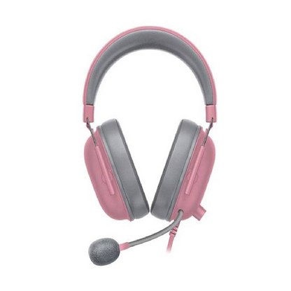 RAZER BlackShark V2 X | Razer Triforce 50mm Drivers | Fixed Razer Hyperclear Cardioid Mic | 7.1 Surround Sound | Advanced Passive Noise Cancellation | Wired Gaming Headphones & Headsets (Quartz Pink)