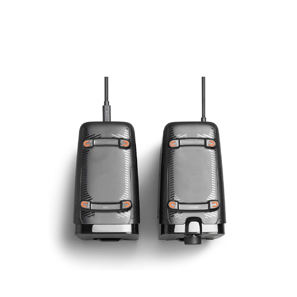 JBL Quantum Duo | Customizable Unique Lighting Effects | RMS 20W | LightSync | QuantumSOUND Signature | Wired & Wireless Bluetooth RGB Gaming Speaker