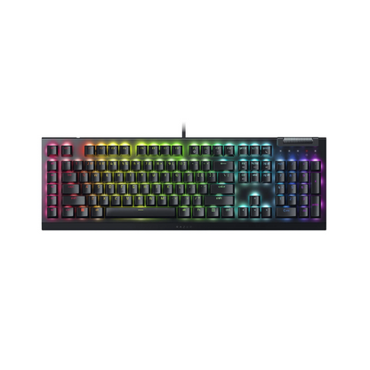 RAZER BlackWidow V4X | Razer Green Mechanical Switches | Per-Key Lighting |  Programmable Keys | Aluminum Alloy Top Case | 4 Media Rolls & 6 Macro Keys | Wired RGB Gaming Keyboard