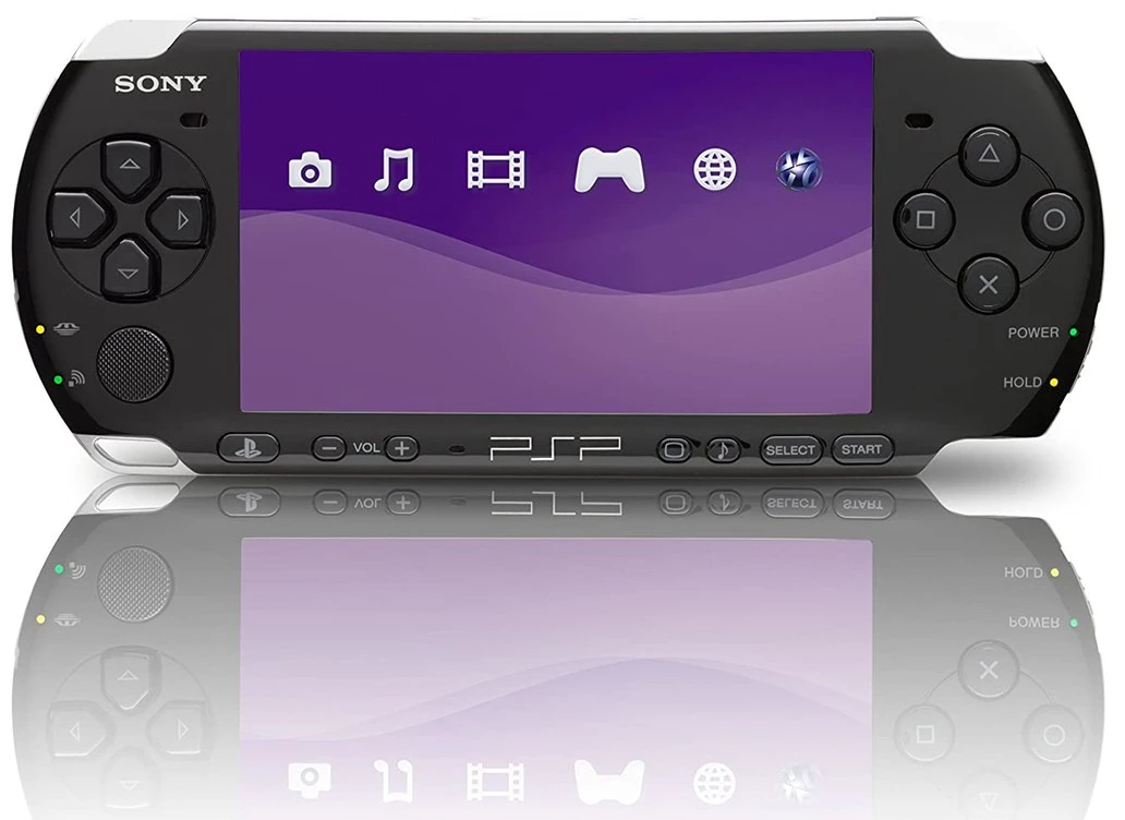 [REFURBISHED] SONY PlayStation Portable PSP-3000 | 32GB Games | LCD | Built-in Microphone | 1200mAh Lithium Battery | Handheld Console (Piano Black)