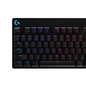 LOGITECH G Pro X | GX Advanced Mechanical Switches | 87 Keys | 3 Angles + Rubber Feet | TKL Design | LightSync RGB | 12 Programmable F-keys | Wired RGB Gaming Keyboard