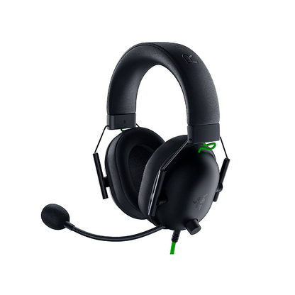 RAZER BlackShark V2 X | Razer Triforce 50mm Drivers | Fixed Razer Hyperclear Cardioid Mic | 7.1 Surround Sound | Advanced Passive Noise Cancellation | Wired Gaming Headphones & Headsets (Black)