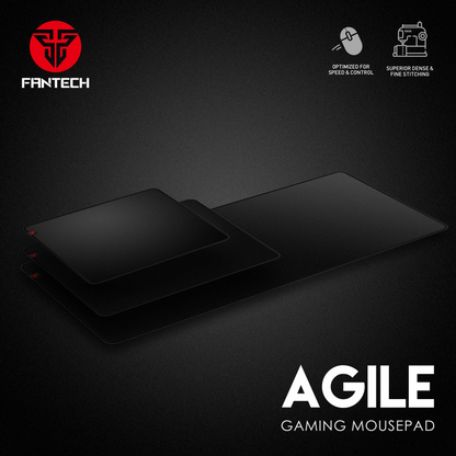 FANTECH MP903 Agile | Anti-slip Base | Spill Resistant | Anti-fray Edge Stitching | Gaming Mousepad (Black / 900mm x 400mm x 3mm)
