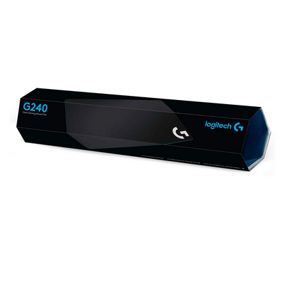 LOGITECH G240 | Anti-slip Rubber Base | Cloth Surface | Durable | Ultra-Low Profile | Gaming Mousepad (Black / 340mm x 280m x 1mm)