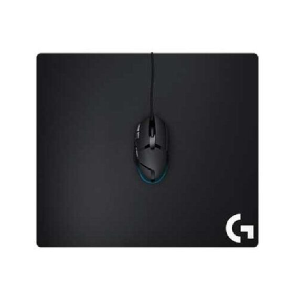 LOGITECH G240 | Anti-slip Rubber Base | Cloth Surface | Durable | Ultra-Low Profile | Gaming Mousepad (Black / 340mm x 280m x 1mm)