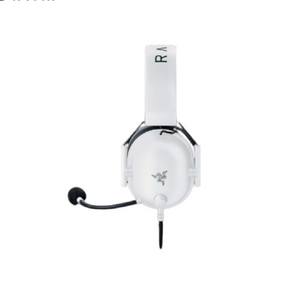 RAZER BlackShark V2 X | Razer Triforce 50mm Drivers | Fixed Razer Hyperclear Cardioid Mic | 7.1 Surround Sound | Advanced Passive Noise Cancellation | Wired Gaming Headphones & Headsets (White)