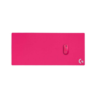 LOGITECH G840 XL | Anti-slip Rubber Base | Cloth Surface | Durable | Multi-Layer | Gaming Mousepad (Pink / 900mm x 400m x 3mm)