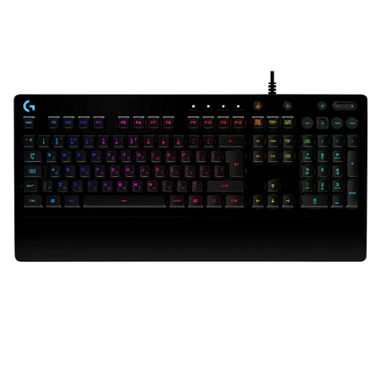 LOGITECH G213 Prodigy | Tactile Mech-Dome Switches | 104 Keys | Palm Rest & Adjustable Feet | LightSync RGB | Wired RGB Gaming Keyboard