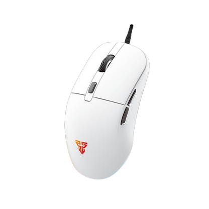 FANTECH VX9S-WH Kanata S | Adjustable 400 - 7200 DPI | Huano 10 Million Switch | 6 Programmable Buttons | Wired ARGB Pro Gaming Mouse  (White)