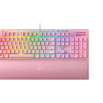 RAZER BlackWidow V3 | Razer Green Mechanical Switches | Transparent Switch Housing | Full Keys | Programmable Keys | Aluminum Construction | Wired RGB Gaming Keyboard [Quartz Edition]