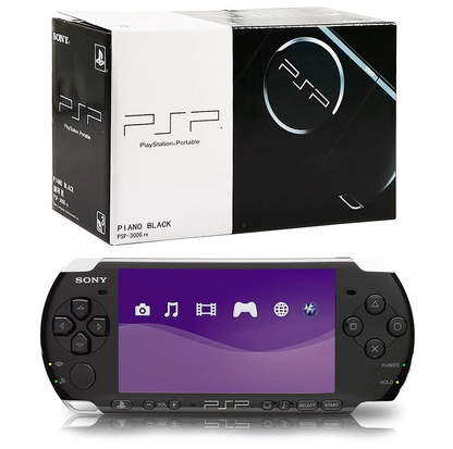 [REFURBISHED] SONY PlayStation Portable PSP-3000 | 32GB Games | LCD | Built-in Microphone | 1200mAh Lithium Battery | Handheld Console (Piano Black)
