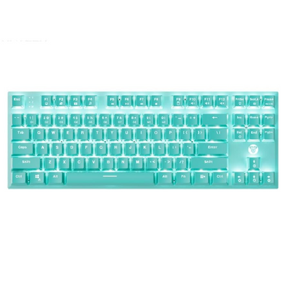 FANTECH MK856 MAXFIT87 | Mechanical Switches | 87 Keys | Full Key Anti-Ghosting | 22 Gradient RGB Modes | Programmable Macro Wired RGB Gaming Keyboard (Mint Edition)