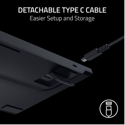 RAZER DeathStalker V2 | Razer Red Optical Switches | Laser-etched Keycaps |  Programmable Keys | Aluminum Alloy Top Case | Ergonomic & Ultra-slim Casing | Wired RGB Gaming Keyboard
