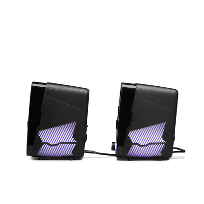 JBL Quantum Duo | Customizable Unique Lighting Effects | RMS 20W | LightSync | QuantumSOUND Signature | Wired & Wireless Bluetooth RGB Gaming Speaker