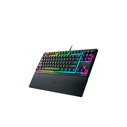 RAZER Ornata V3 | Razer Mecha Membrane Switches | UV-coated Keycaps | TKL | Ergonomic & Low Profile | Programmable Keys | Wired RGB Gaming Keyboard