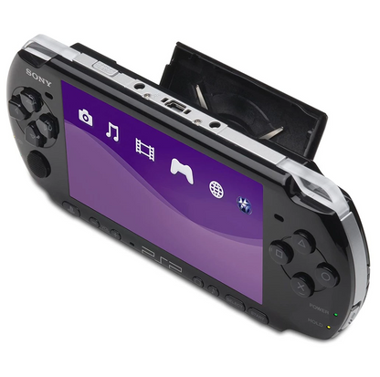 [REFURBISHED] SONY PlayStation Portable PSP-3000 | 32GB Games | LCD | Built-in Microphone | 1200mAh Lithium Battery | Handheld Console (Piano Black)