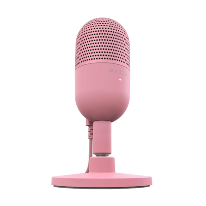 RAZER Seiren V3 Mini | Supercardioid Polar Pattern | Tap-to-mute Sensor | Built-in Shock Absorber | Ultra Compact | Wired Streaming & Gaming Microphone (Quartz Pink)