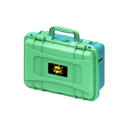 DEVASO Professional Deluxe Waterproof Travel Case For Nintendo Switch V1 / V2 / OLED (Blue & Green)