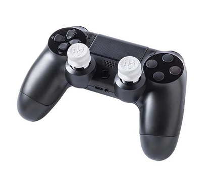 KONTROLFREEK Performance Thumbstick For PlayStation 4 DualShock 4 Controller / PlayStation 5 DualSense Controller / Xbox One Controller (FPS Freek Phantom WHITE Edition)