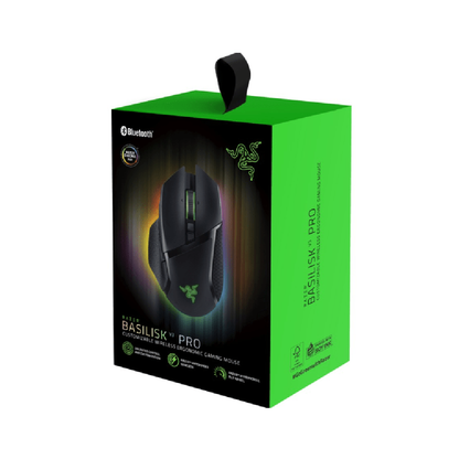 RAZER Basilisk V3 35K Pro | 11 Programmable Buttons | Focus Pro 35K Optical Sensor Gen 2 + 35K DPI | Razer Optical Switches Gen 3 with 90 Million Clicks | Razer HyperSpeed Wireless + Bluetooth | Long Battery Life | Wireless RGB Gaming Mouse (Black)