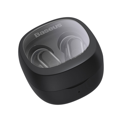 BASEUS Bowie WM02 | TWS | 25 Hours Total Playback | Dual Channel Low Latency Mode | Wireless Bluetooth Earbuds (Black)