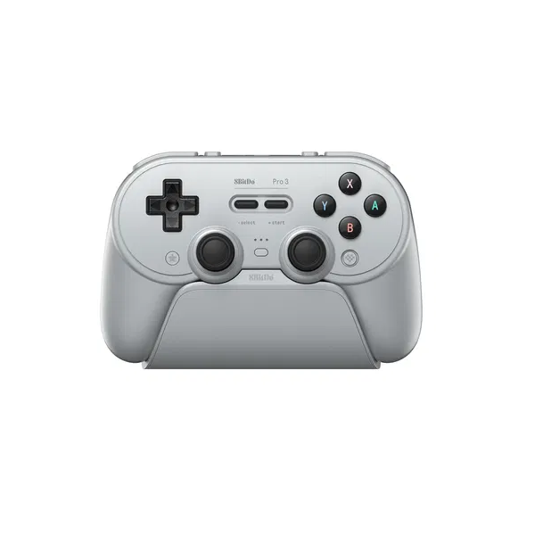 8BITDO Pro 3 Wireless Bluetooth Gamepad For Nintendo Switch 1 / Nintendo Switch 2 / PC / Android / iOS (Grey)