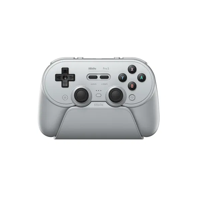 8BITDO Pro 3 Wireless Bluetooth Gamepad For Nintendo Switch 1 / Nintendo Switch 2 / PC / Android / iOS (Grey)