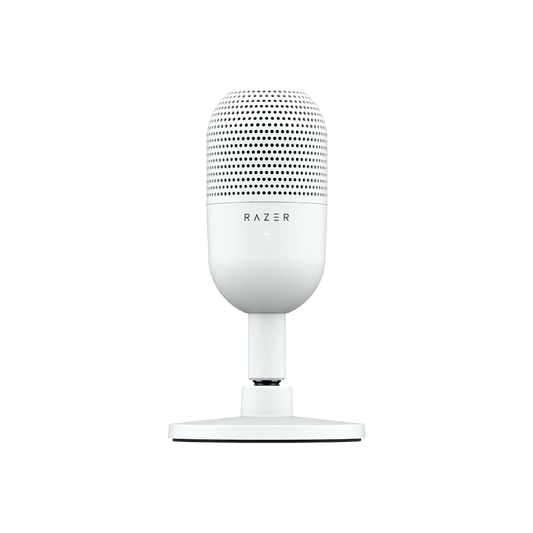 RAZER Seiren V3 Mini | Supercardioid Polar Pattern | Tap-to-mute Sensor | Built-in Shock Absorber | Ultra Compact | Wired Streaming & Gaming Microphone (White)