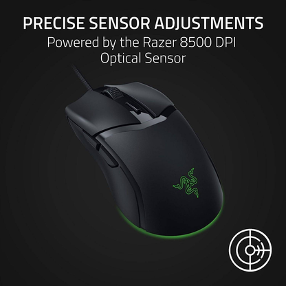 RAZER Cobra | 6 Programmable Buttons | 8500 DPI Optical Sensor | Razer Optical Switches Gen 3 + 90 Million Clicks | Razer SpeedFlex Cable | Wired RGB Gaming Mouse (Black)