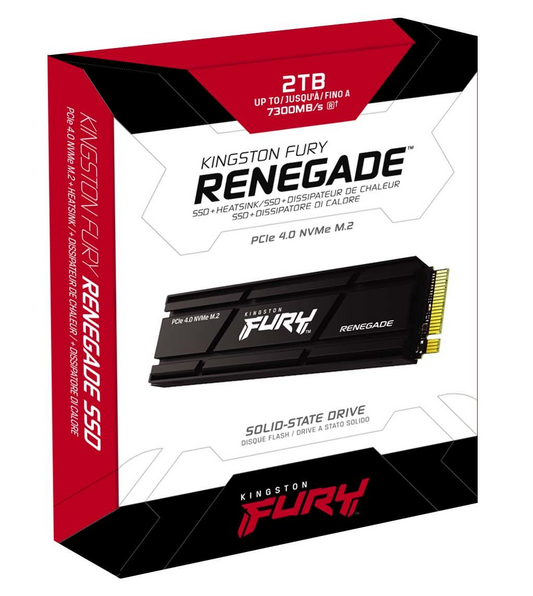 KINGSTON FURY Renegade PCIe 4.0 NVMe M.2 SSD For PlayStation 5 (2TB)