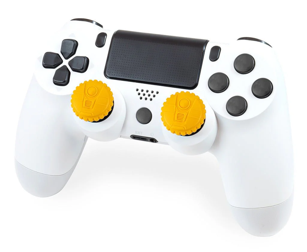 KONTROLFREEK Performance Thumbstick For PlayStation 4 DualShock 4 Controller / PlayStation 5 DualSense Controller / Xbox One Controller (Borderlands 3 ClapTrap ORANGE Edition)
