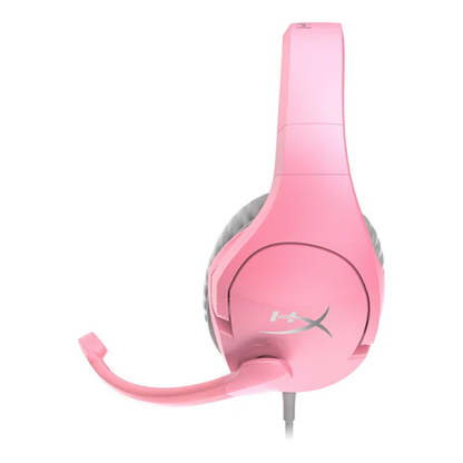 HYPERX Cloud Stinger | 50mm Drivers | Swivel-to-mute Noise-Cancelling Microphone | Signature Memory Foam | Wired Gaming Headphones & Headsets (Pink)