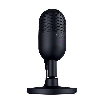 RAZER Seiren V3 Mini | Supercardioid Polar Pattern | Tap-to-mute Sensor | Built-in Shock Absorber | Ultra Compact | Wired Streaming & Gaming Microphone (Black)