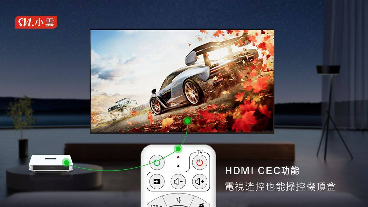 SVI CLOUD Android TV Box 小云电视盒 10S | 4K Ultra HD + HDR | 2GB RAM + 32GB ROM | Android TV OS | Accessible to Netflix & Disney+ & YouTube & Prime Video | Voice Control | Dual-band Wi-Fi & Ethernet [Standard Edition]