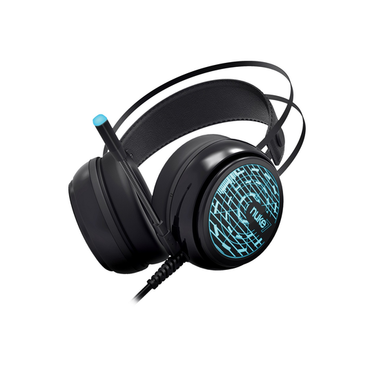 ARMAGGEDDON NUKE 7 Ironsight | 50mm Neodymium Drivers | Multi-Color LED | 7.1 Surround Sound | USB-Connection RGB Gaming Headphones & Headsets [2019 Edition]