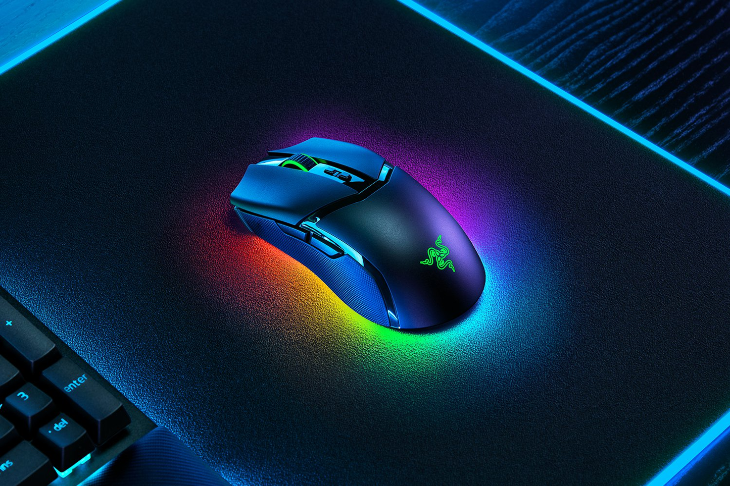 RAZER Cobra Pro | 8 Programmable Buttons | Focus Pro 30K Optical Sensor + 30K DPI | Razer Optical Switches Gen 3 + 90 Million Clicks | Razer HyperSpeed Wireless + Bluetooth + 2.4GHz | Long Battery Life | Wireless & Wired RGB Gaming Mouse (Black)