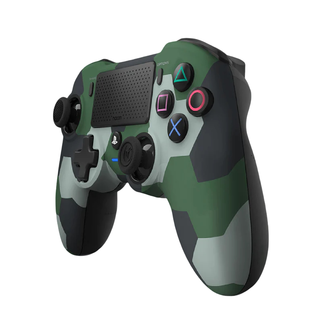 NACON PlayStation 4 Asymmetric Wireless Controller For PS4 / PC (Camouflage Green) [Sony Official Licensed]