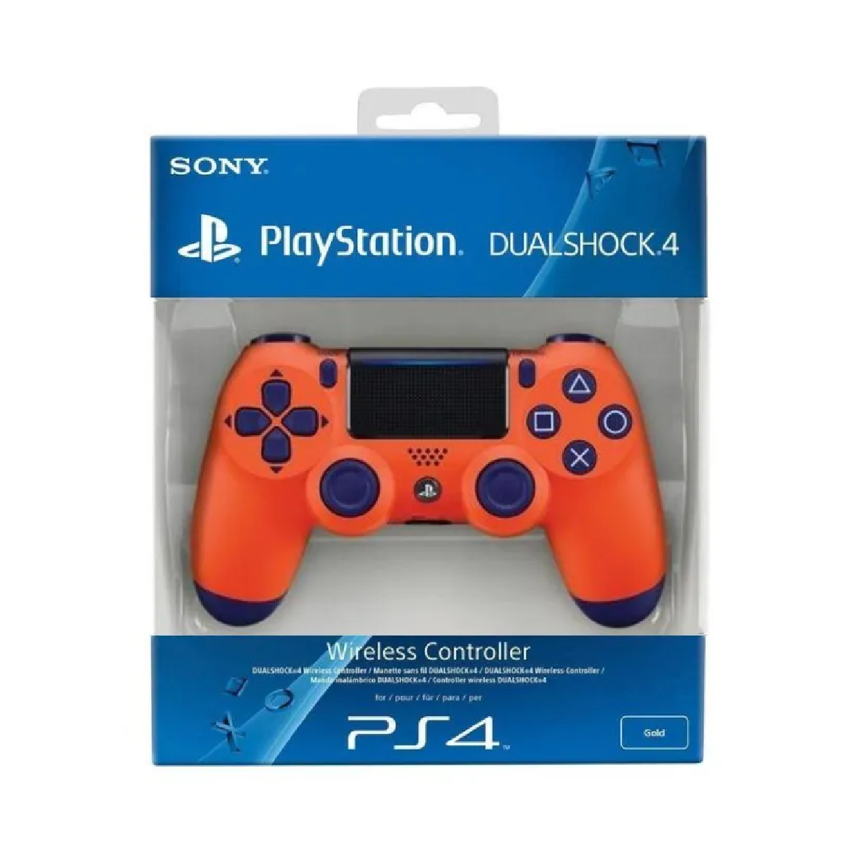 SONY PlayStation 4 DualShock 4 Wireless Controller For PS4 / PC (Sunset Orange) [Asia]