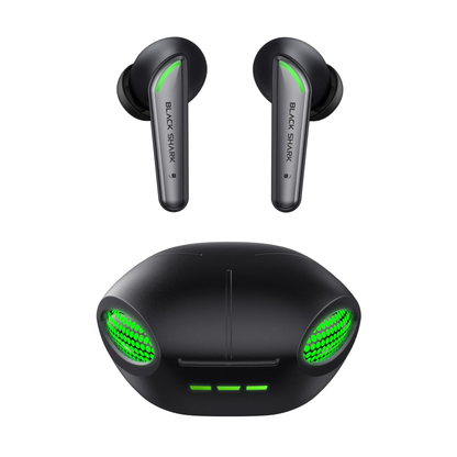 BLACK SHARK Lucifer T17 | ENC Noise Cancellation | 65ms Low Latency | 10mm Dual Driver | 23 Hour Total Playtime | Dynamic Lighting Effect | True Wireless Bluetooth Gaming Earbuds