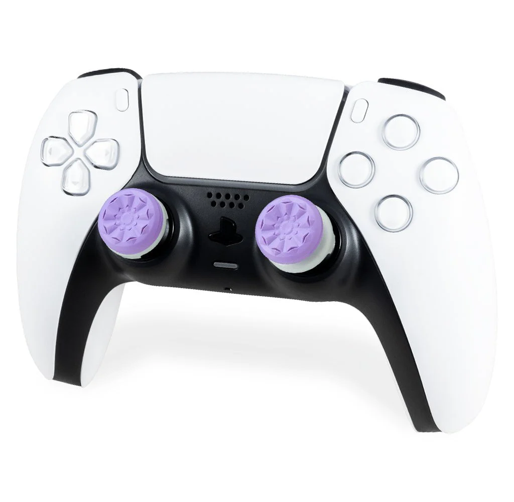 KONTROLFREEK Performance Thumbstick For PlayStation 4 DualShock 4 Controller / PlayStation 5 DualSense Controller / Xbox One Controller (FPS Freek Galaxy PURPLE Edition)