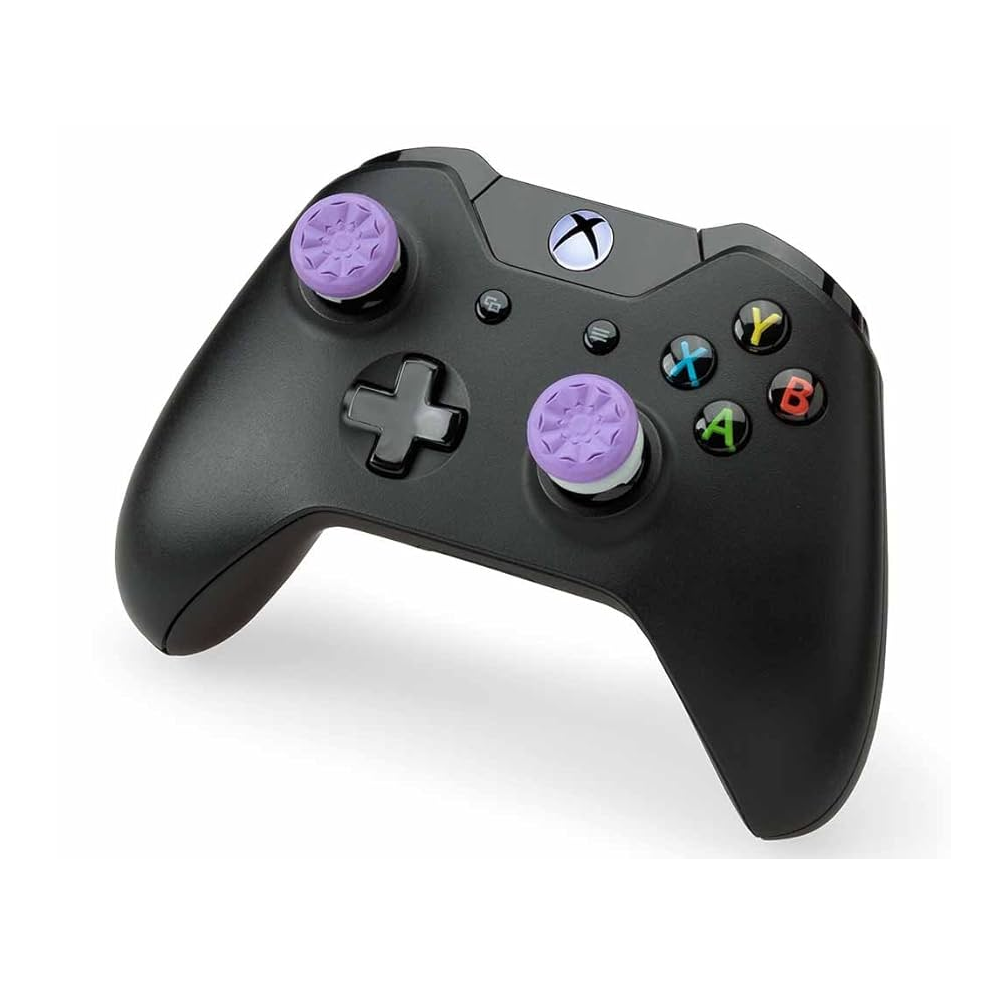 KONTROLFREEK Performance Thumbstick For PlayStation 4 DualShock 4 Controller / PlayStation 5 DualSense Controller / Xbox One Controller (FPS Freek Galaxy PURPLE Edition)