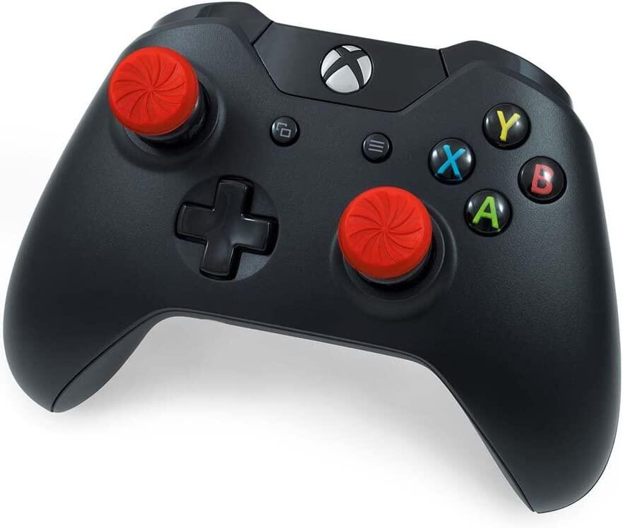 KONTROLFREEK Performance Thumbstick For PlayStation 4 DualShock 4 Controller / PlayStation 5 DualSense Controller / Xbox One Controller (Inferno RED Edition)
