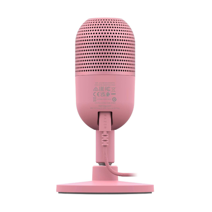 RAZER Seiren V3 Mini | Supercardioid Polar Pattern | Tap-to-mute Sensor | Built-in Shock Absorber | Ultra Compact | Wired Streaming & Gaming Microphone (Quartz Pink)