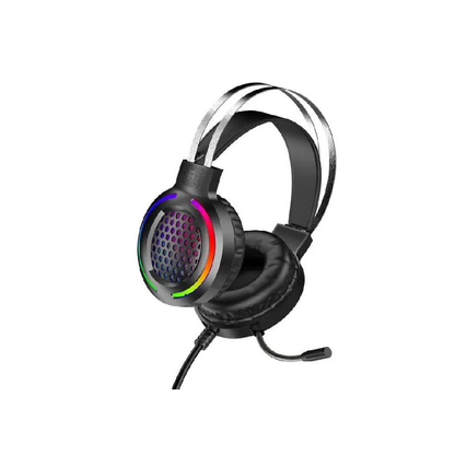 IKAKU KSC-454 You Ming Series| 7.1 Virtual Surround Sound | Noise Reduction Microphone | Convenient Sound Control | Wired RGB Gaming Headphones & Headsets (Black)