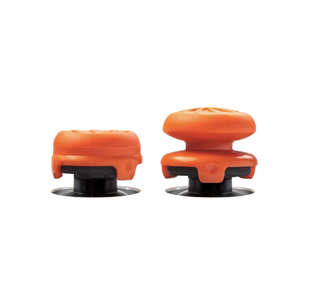 KONTROLFREEK Performance Thumbstick For PlayStation 4 DualShock 4 Controller / PlayStation 5 DualSense Controller / Xbox One Controller (FPS Freek Vortex ORANGE Edition)